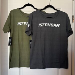 1st Phorm Men's Short Sleeve Tees - Green and Gray
